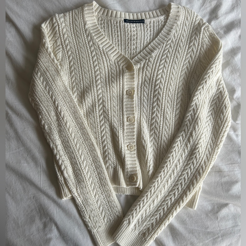 White Brandy Melville Cardigan